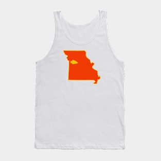 Kansas City arrowhead Tank Top